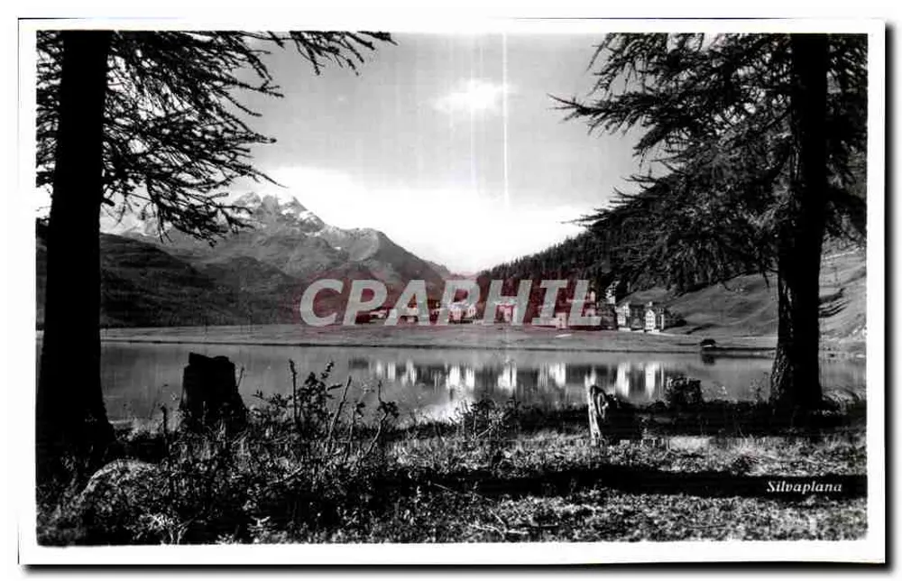 Silvapiana — lago e montanhas — Foto de Wahl & Vögele em Zurique, n° 37723 - Frente