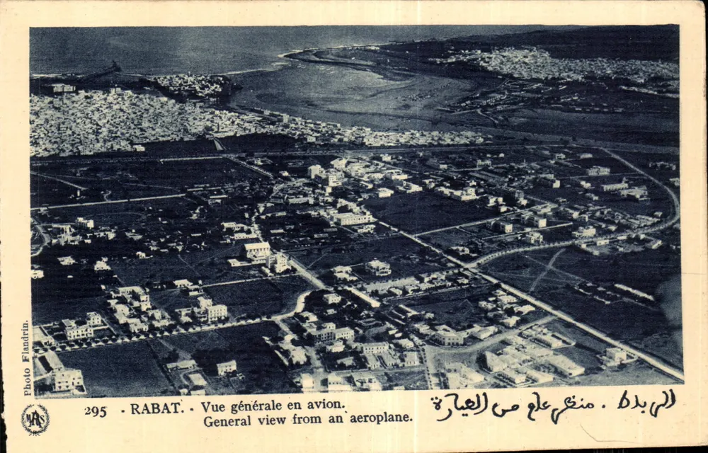 Rabat — Allgemeiner Blick aus dem Flugzeug — Photo Flandrin, n°295 - Vorderseite