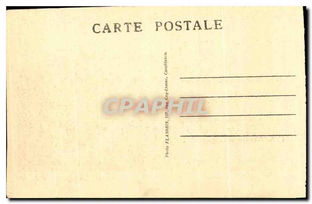 Rabat — Allgemeiner Blick aus dem Flugzeug — Photo Flandrin, n°295 - Rückseite