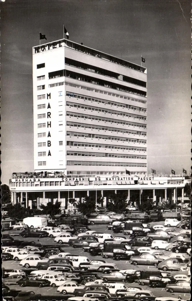 Hôtel Marhaba — Gebäude der Compagnie de Navigation Paquet — Verleger FLANDRIN - Vorderseite