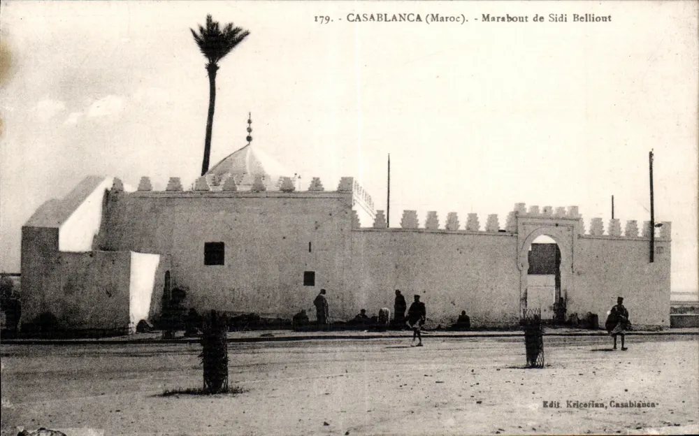 Casablanca (Marokko) — Marabout von Sidi Belliont — Edit. Kricofian, Casablanca - Vorderseite