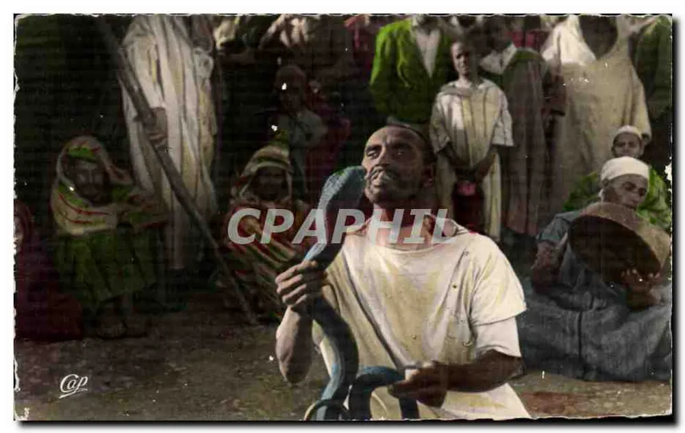 Charmeur de Serpents — Scena uliczna — Réal-Photo, 44, rue Léonard de Vinci (15e) - Awers