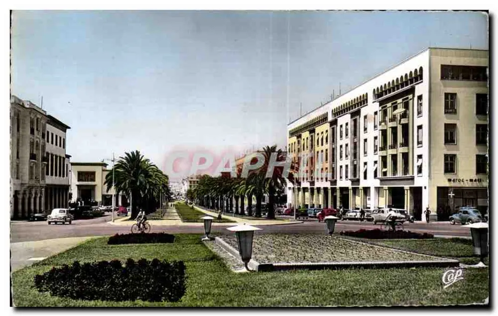 Rabat — Avenida Mohammed V — REAL-PHOTO, Paris - Frente