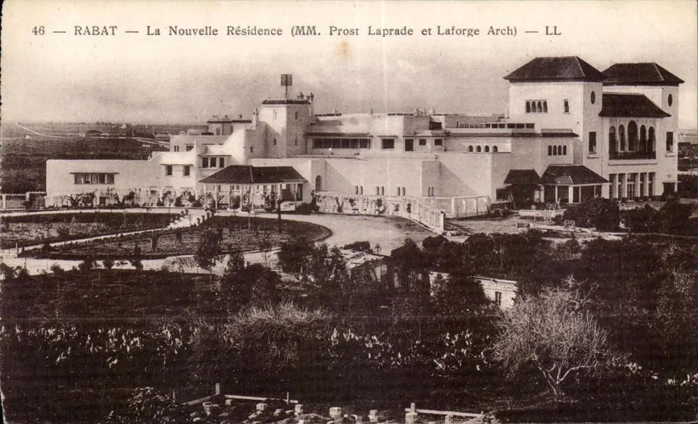 Rabat — Die Neue Residenz — Herren Prost Laprade und Laforgue, Architekten - Vorderseite