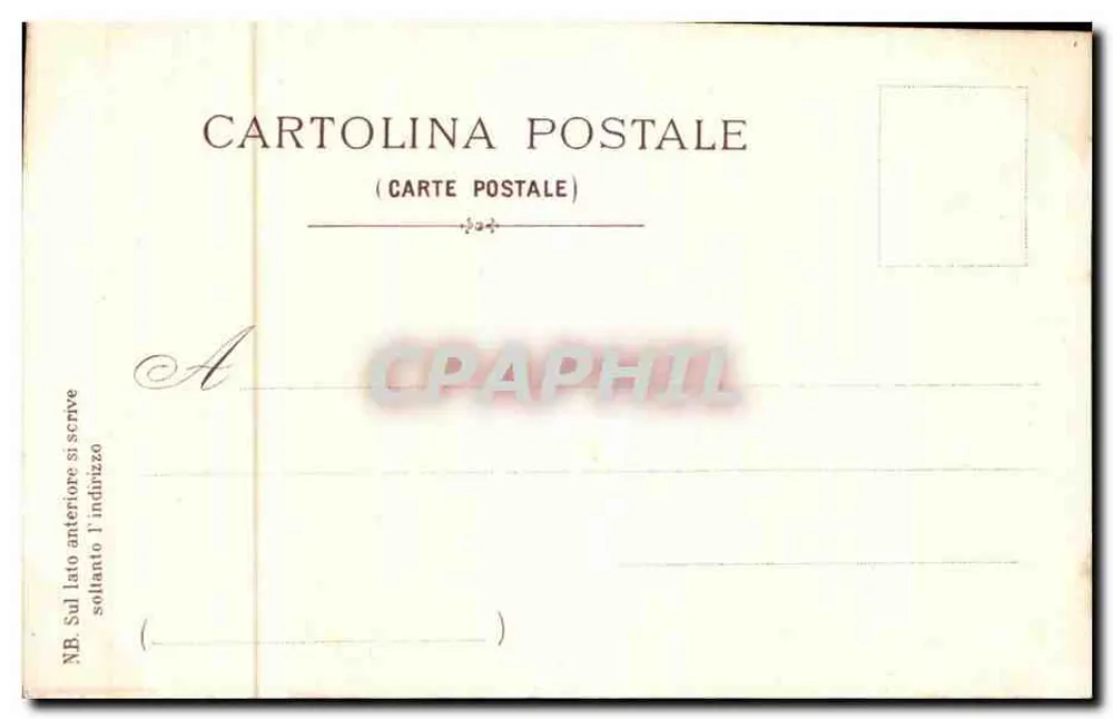 Venedig — Rio und Kanal der Meravegie — Dep. Luigi Alzetta Ved. Zanco — 110 - Rückseite