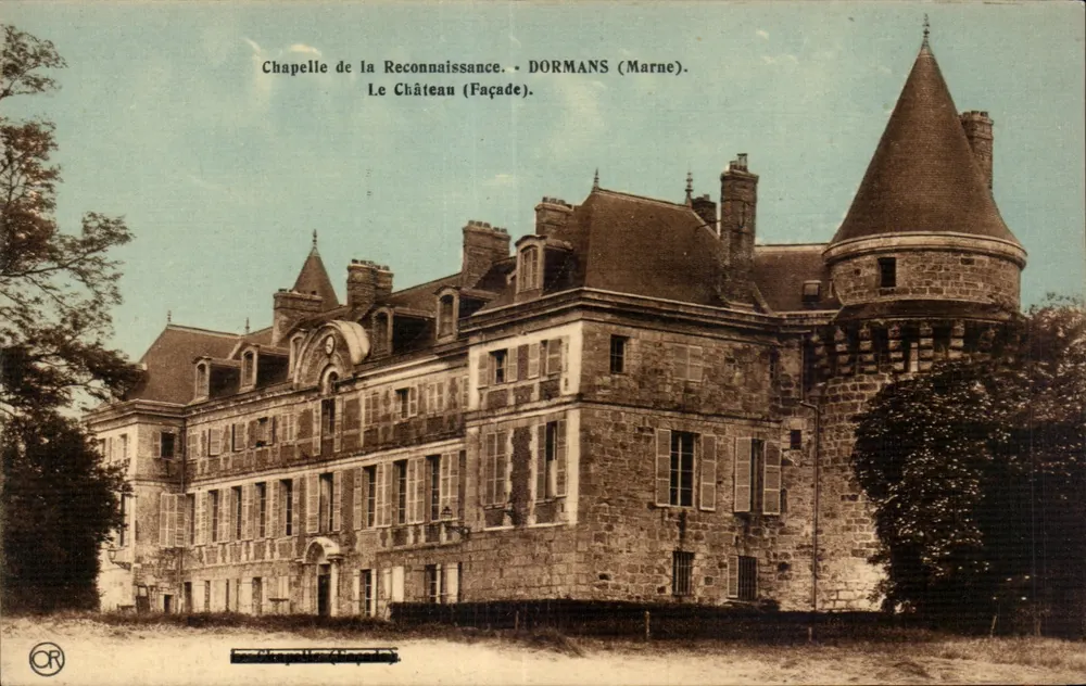 Kapelle der Erkenntnis - Dormans (Marne) - Das Schloss (Fassade) - Vorderseite