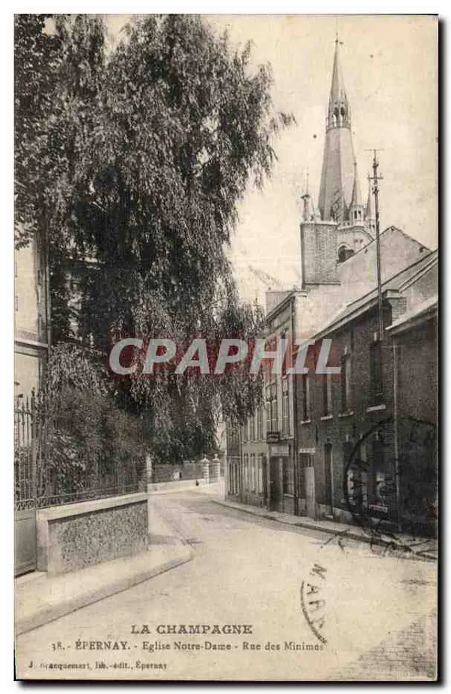 Épernay - Kirche Notre-Dame - Rue des Minimes - Vorderseite