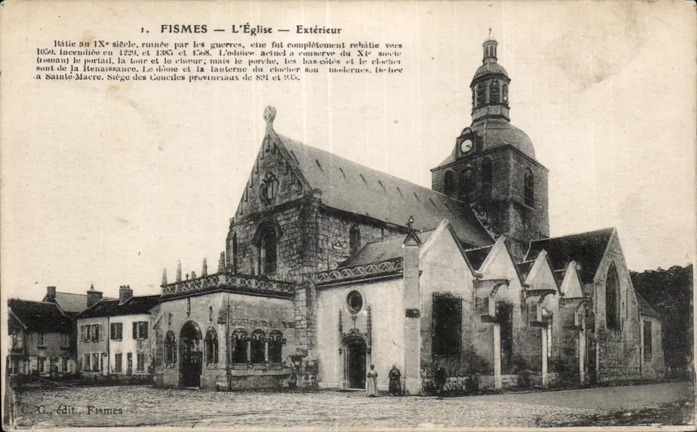 Fismes — Die Kirche — Äußere Ansicht — C. G., Verlag Fismes - Vorderseite