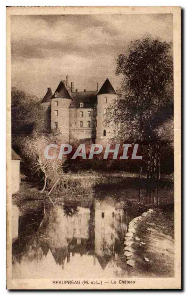 Beaupréau (M.-et-L.) — O Castelo — A. B. Angers - Frente
