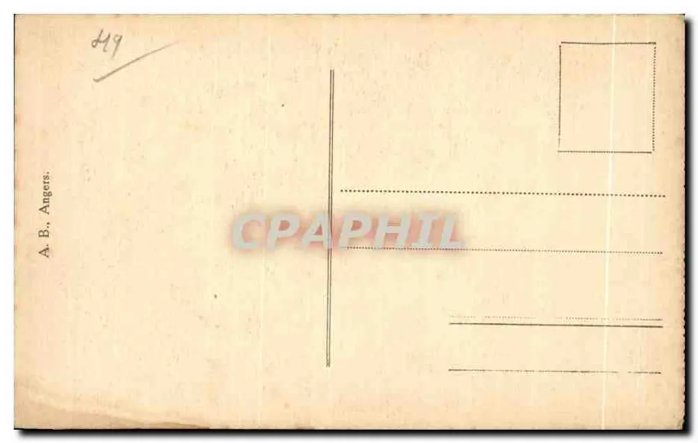 Beaupréau (M.-et-L.) — O Castelo — A. B. Angers - Verso