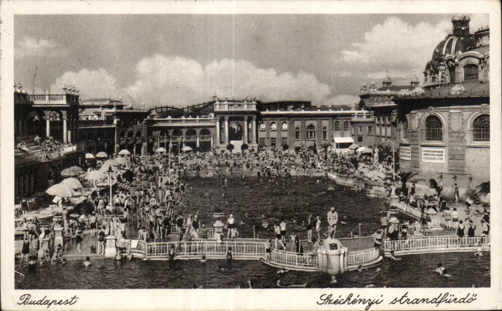 बुडापेस्ट — स्जेचेन्यी स्ट्रैंडफ़्यूर्डो — अज्ञात प्रकाशक, श्रृंखला संख्या 1116 - आगे