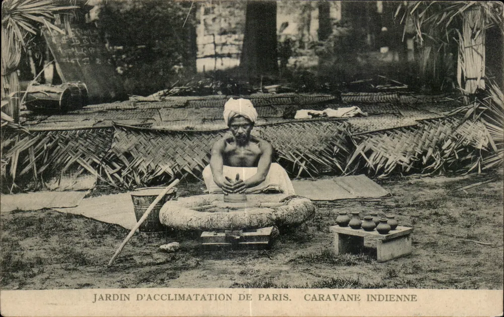 Garten der Akklimatisierung von Paris — indische Karawanen — Verlag nicht sichtbar - Vorderseite
