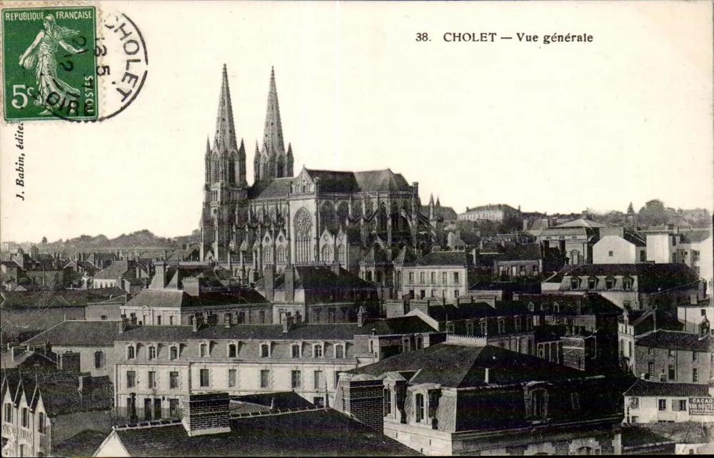 Cholet — Vista geral — J. Babin, editor - Frente