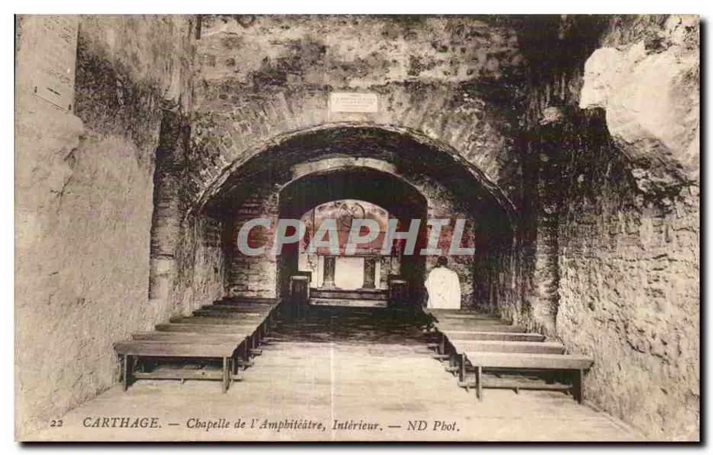 Carthage — Kapelle des Amphitheaters — ND Phot. - Vorderseite
