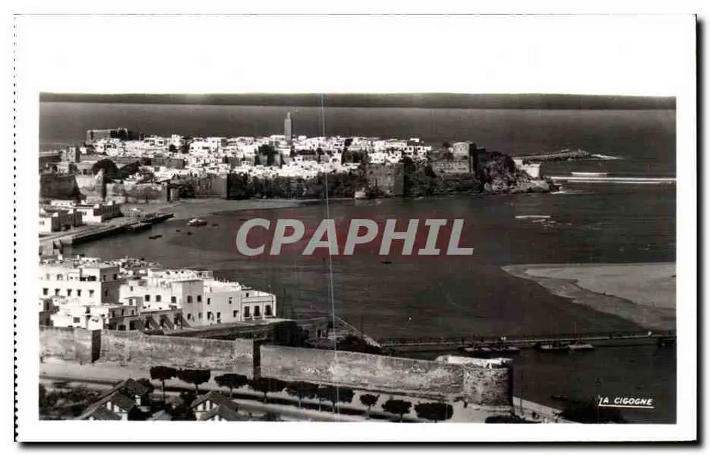 Rabat — Punkt Oudaïas — La Cigogne - Awers