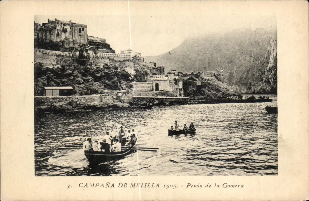 Kampagne von Melilla 1909 — Penón de la Gomera — Bonumentil Photo-E. & B. Abtés - Vorderseite