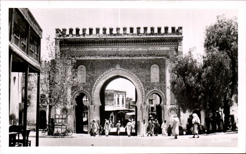 Fès - Platz und Tor von Bou Jeloud — Ausgabe La Cigogne - Vorderseite