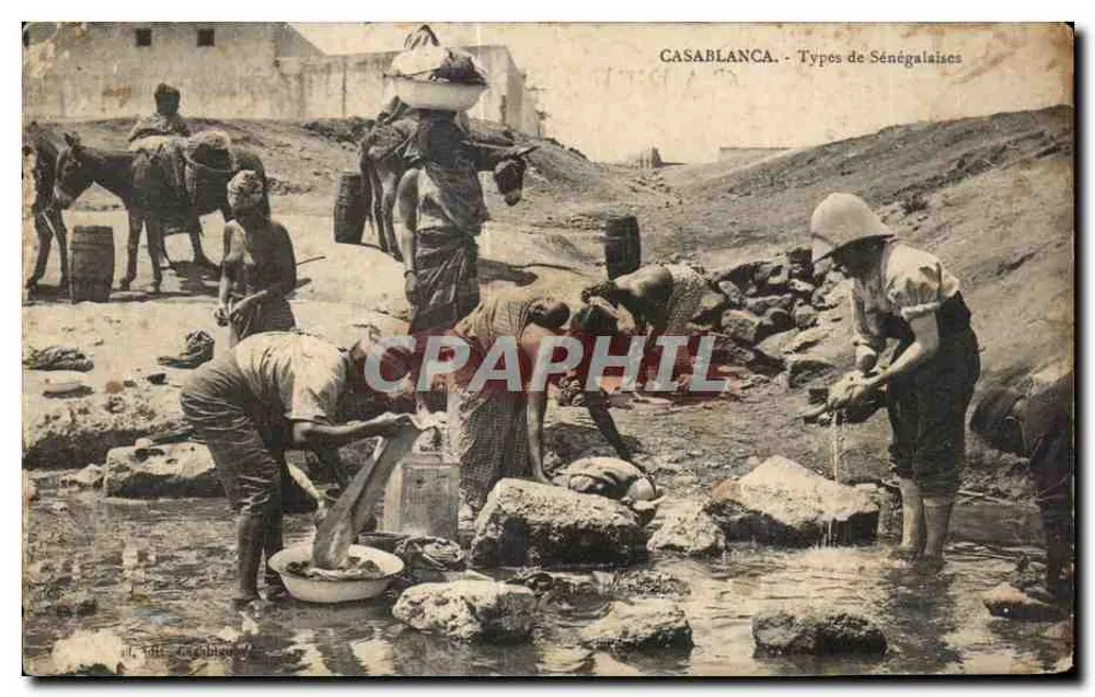 Casablanca - Types de Sénégalaises — éditeur : Ed. Gachet - Vorderseite
