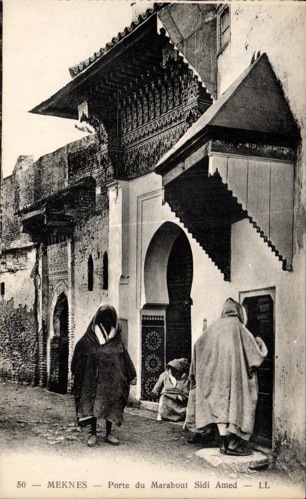 Meknès — Porta do Marabout Sidi Amed — LL - Frente