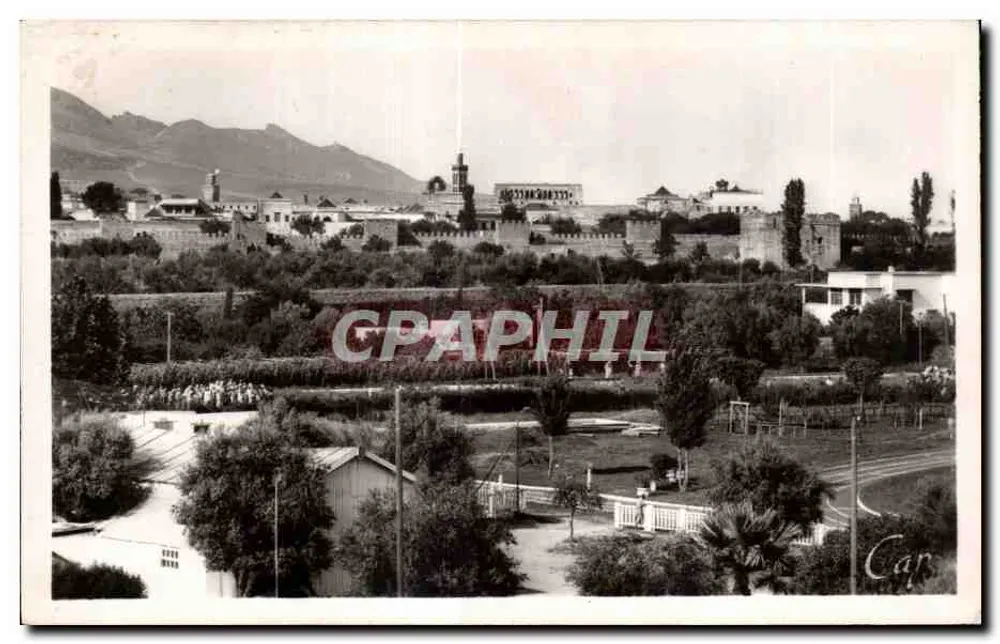 Fès — Allgemeiner Blick auf das Palast des Sultans — REAL-PHOTO, Paris - Vorderseite