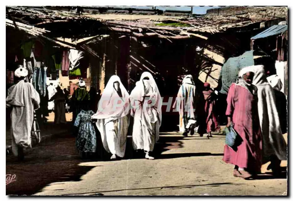 Markt in Agadir — Szenen und Typen — Verlag: Flanerie dans les Souks, Nr. 1494 - Vorderseite