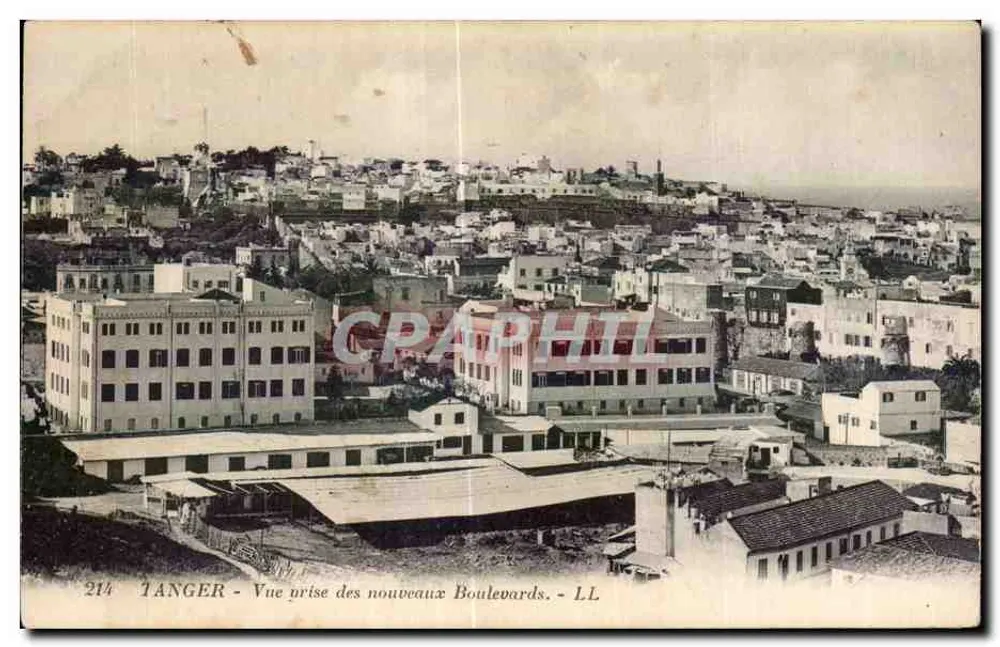 Tanger — Ansicht vom neuen Boulevard — LL, n°214 - Vorderseite