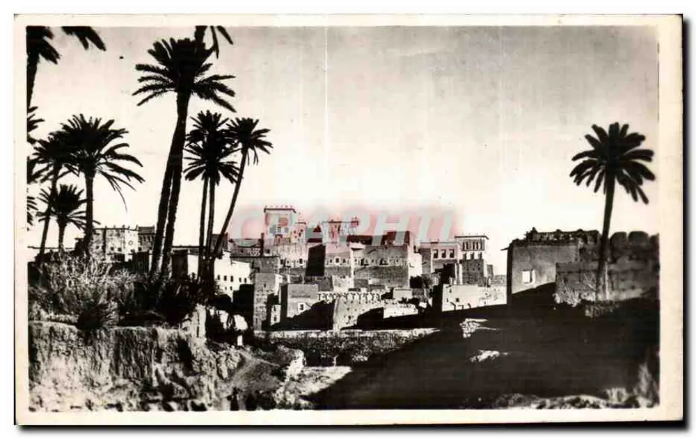 Kasbah von Ouarzazat — Südmarokko — Verleger unbekannt, Seriennummer nicht sichtbar - Vorderseite