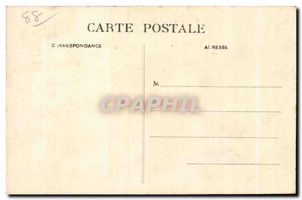 Gérardmer - Riva Oeste do Lago — Les Vosges — Edição C. T. — No 34 - Verso