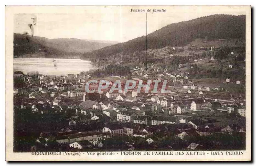 Gérandmer (Vosges) — Allgemeiner Blick — Familienpension der Xettes — Raty Perrin - Vorderseite