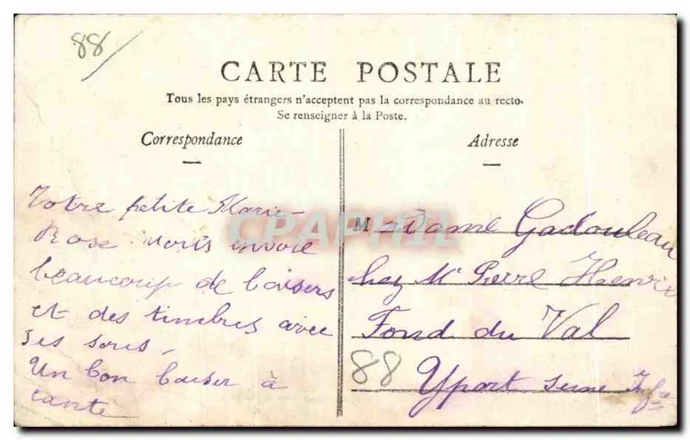 Gérardmer — Les Casernes — Éditeur : Gérardmer, n°4 - Verso