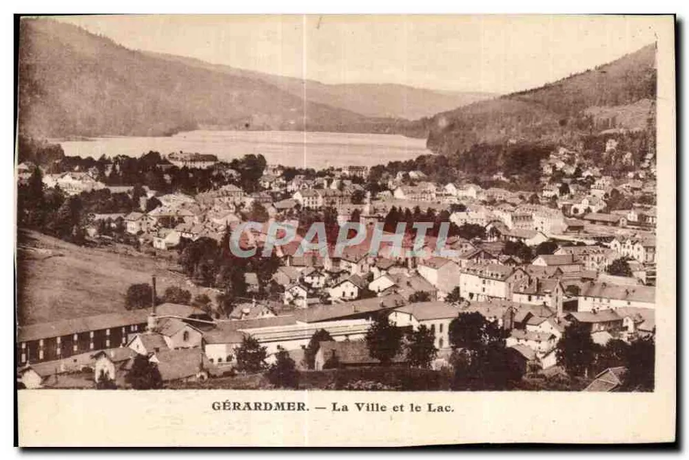 Gérardmer — La Ville et le Lac. — Éditeur : Gérardmer. - Frente