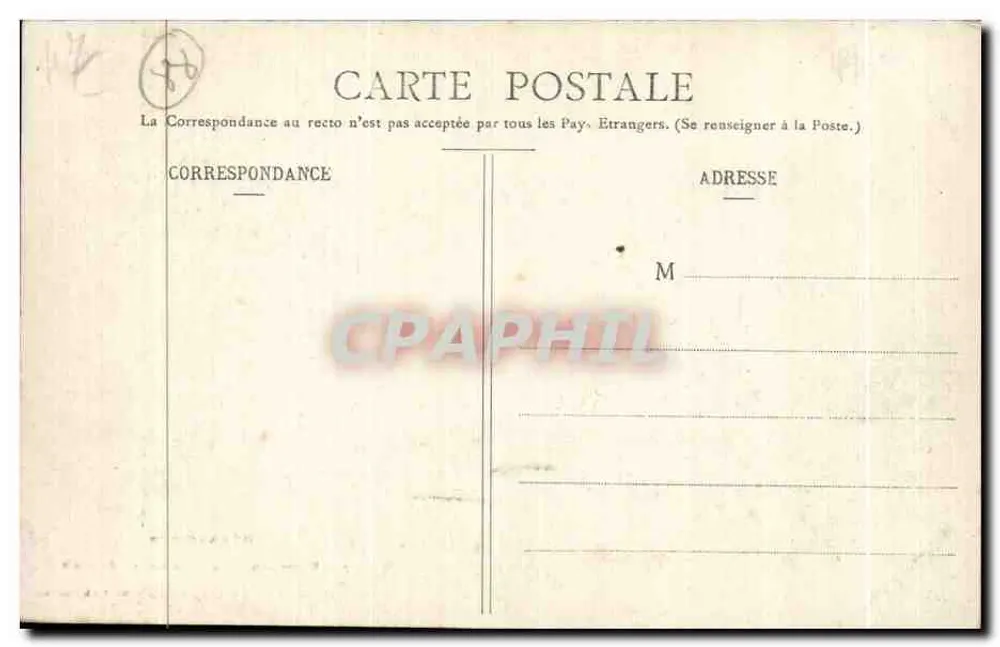 Au Hohneck - Roche de la Source — Gérardmer — Editor Ad. Weynek, N° 4081 - Verso