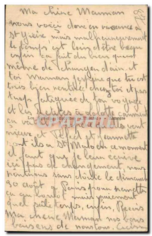 Marie pede domésticos dos dois sexos — Dirija-se a P. do F. — Théojauc - Verso