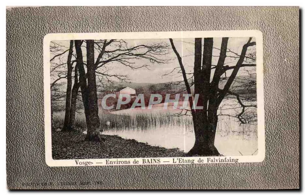 Vosges — Umgebung von BAINS — L'Etang de Falvinaing - Vorderseite
