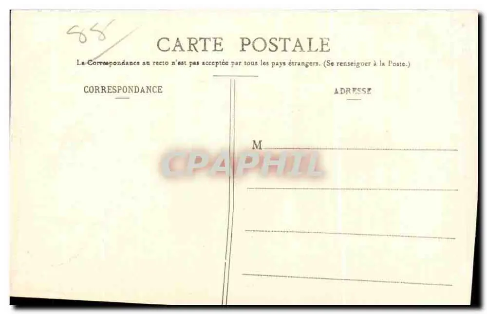 Contrexéville (Vosges) — O Pavilhão - Verso