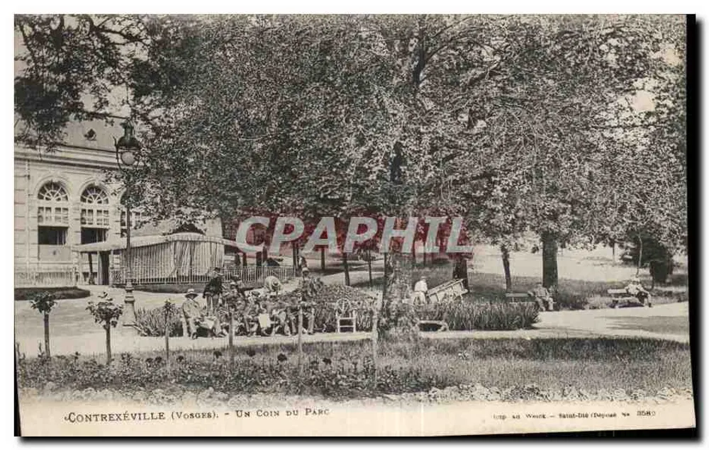 Contrexéville (Vosges) - Een Hoekje van het Park — uitgegeven door LTP ad Wernck - Saint-Dié (Departement 88) - Voorkant