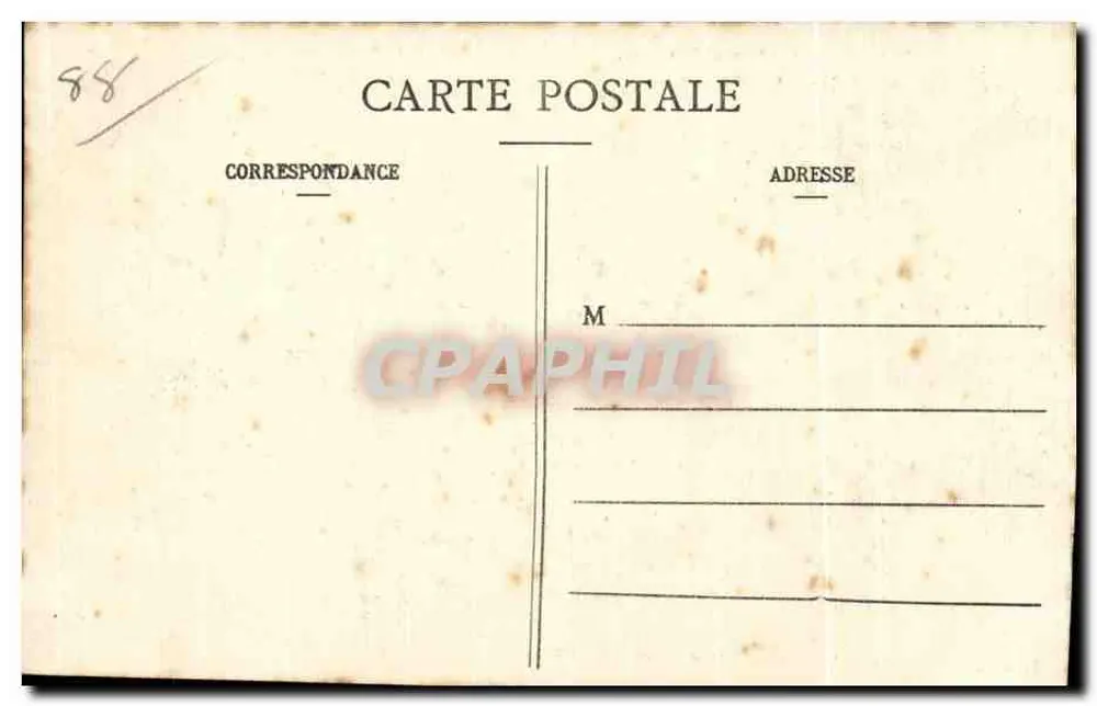 Dompnémé-la-Rémy - A Igreja — Coleção Jeanne d'Arc, fototipia Paul Testart, Epinal - Verso