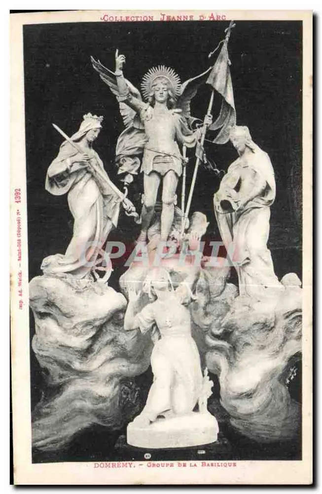 Domrémy — Gruppe der Basilika — Sammlung Jeanne d'Arc - Vorderseite