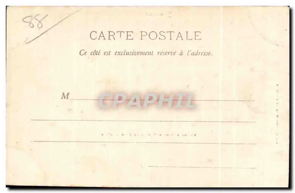 Domméry — Kirche & Geburtsort von Jeanne d'Arc — Imp. Ad. Weick, N. 792 Déposé - Rückseite