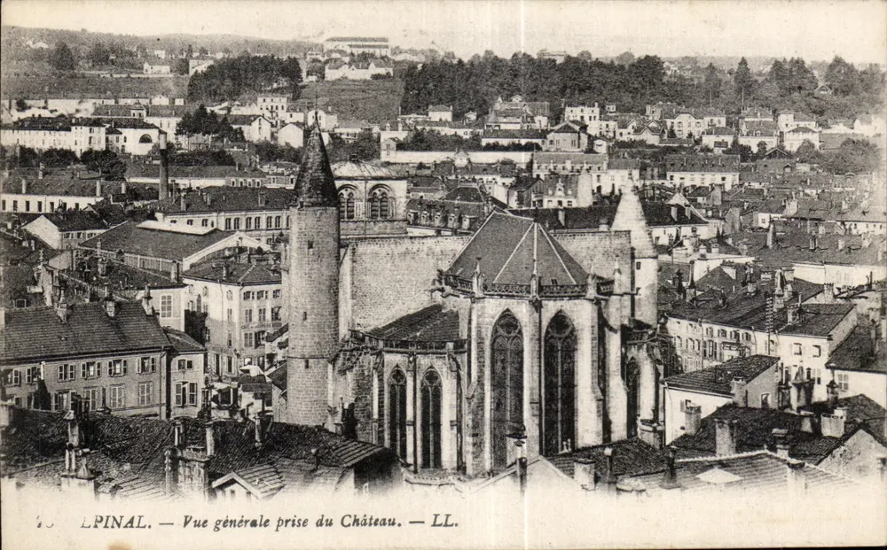 Lépinal — Vista geral tirada do Castelo — LL. - Frente