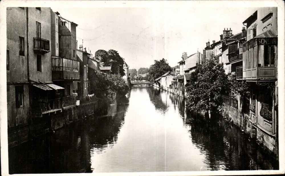 Épinal - Canal des Vieux-Moulins — Edition « LA CICOGNE » — n° 3091 B - Vorderseite