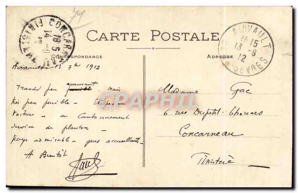 Il Donjon d'Airvault — Donjon del XV secolo — Dando-Berry, Loudun - 789 - Verso