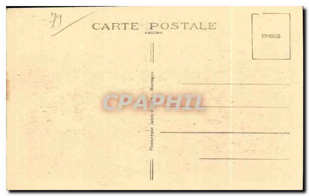Schloss l'Ebaupinay — Argenton-Château (Deux-Sèvres) — Verlag Édilin & Cie, n° 833 - Rückseite