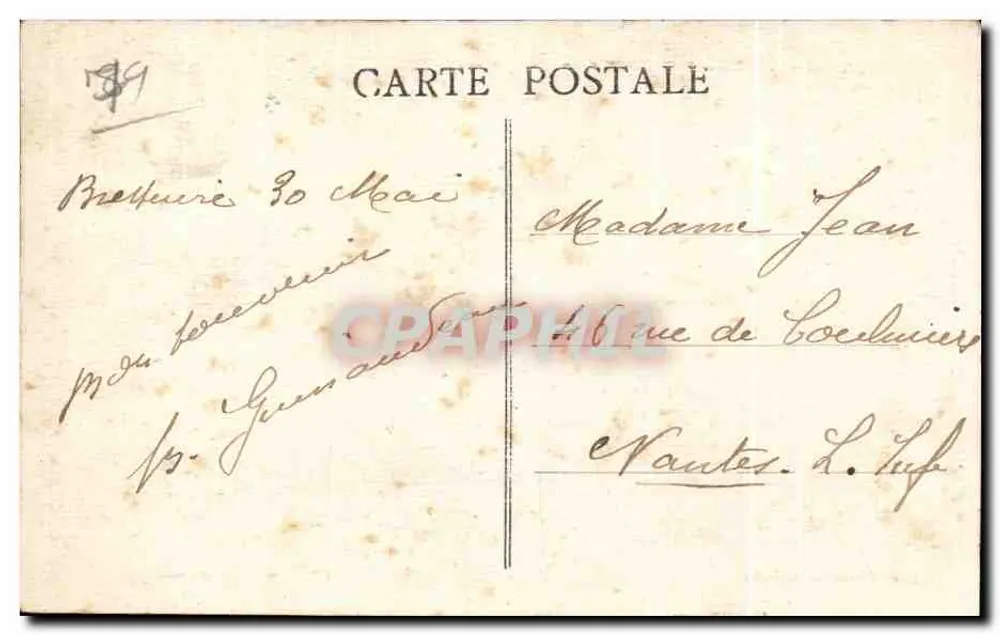 Bressuire (Deux-Sèvres) — Vista general — Cart. Nuevas Galerías - Reverso