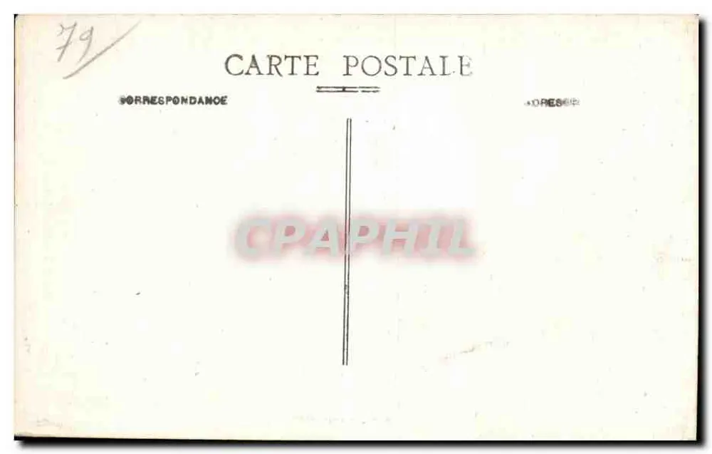 Niort - Il Municipio — editore Coll. Max Ménard - Verso