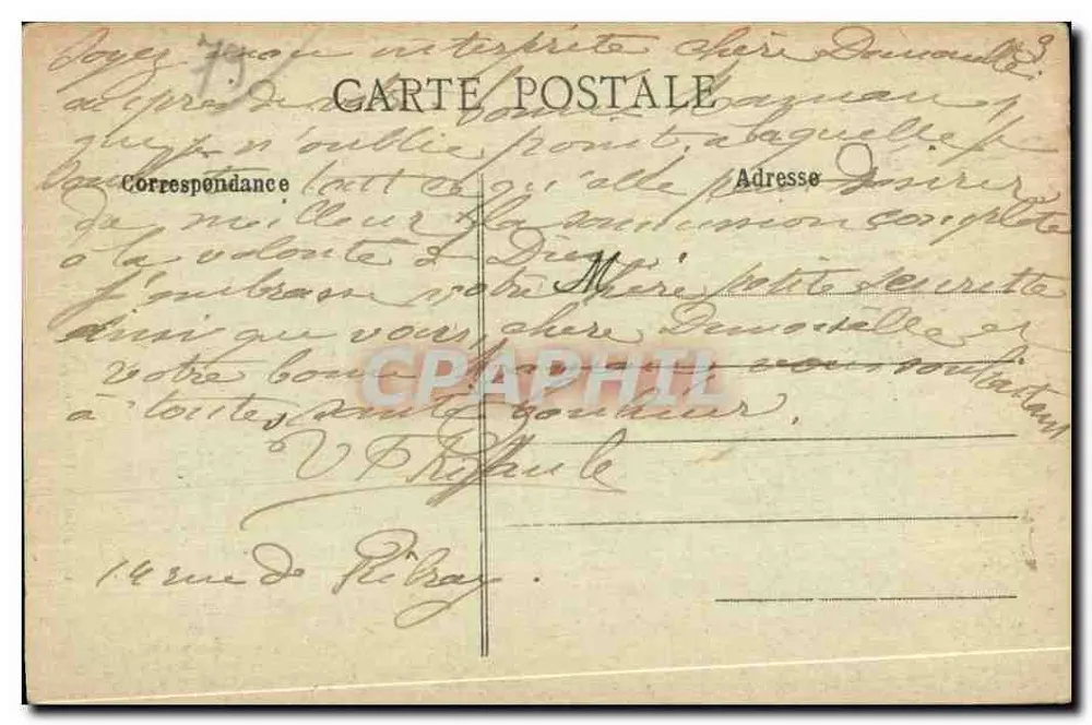 Niort - Haupteingang der Kirche Notre-Dame — Ausgabe der Nouvelles Galeries - Rückseite
