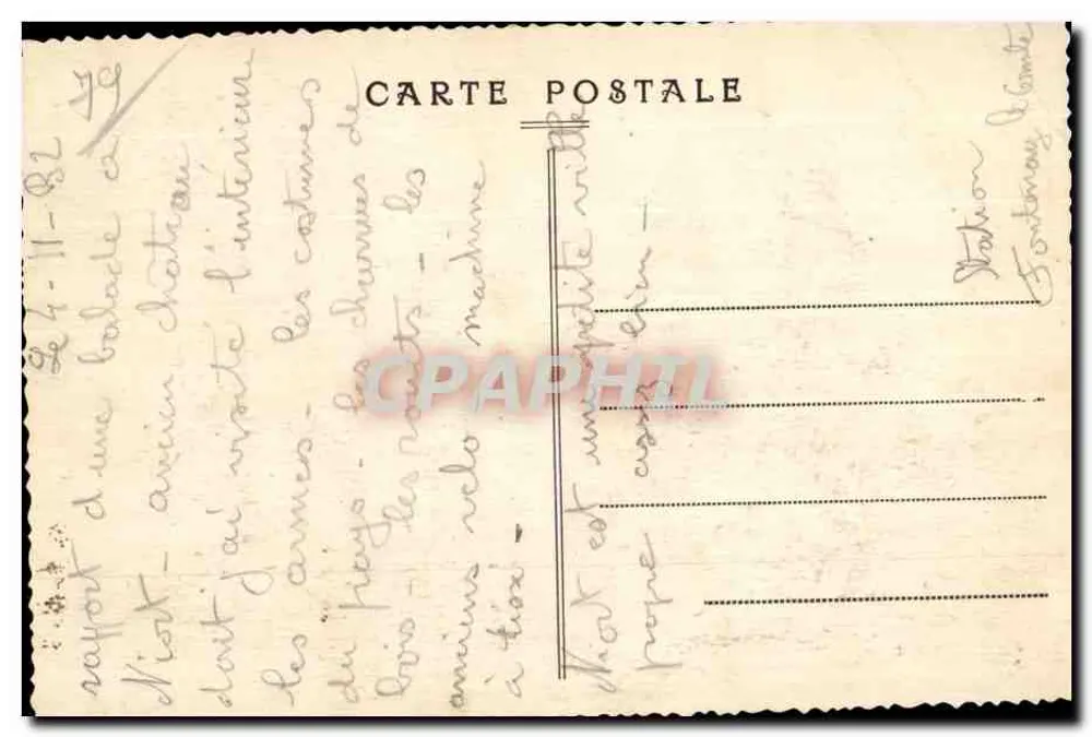 Niort — O Donjon — Cl. Max Ménard - Verso