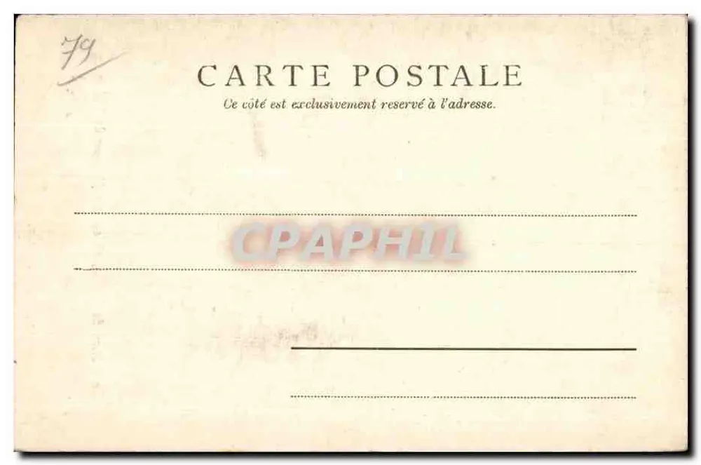 Das Haus von Candie, wo Madame de Maintenon geboren wurde — Sammlung des Pays Poltevin, G. B., N. 47 - Rückseite