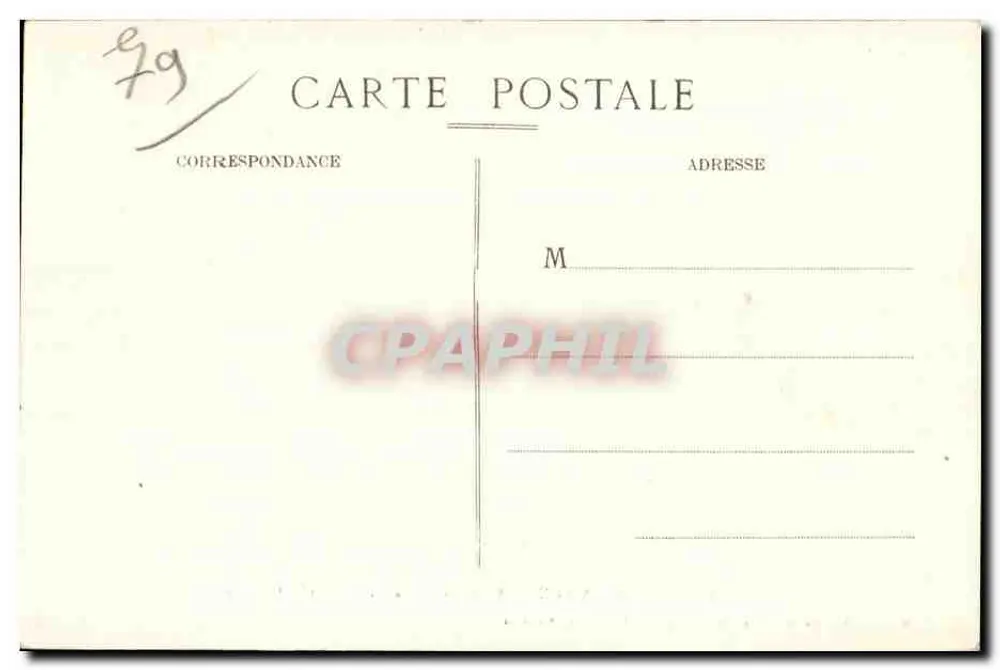 Parthenay-le-Vieux — Antica Chiesa Abbaziale (XII secolo) — Cliché Noirbusson, Collezione A. Bourjeau, 7a edizione - Verso