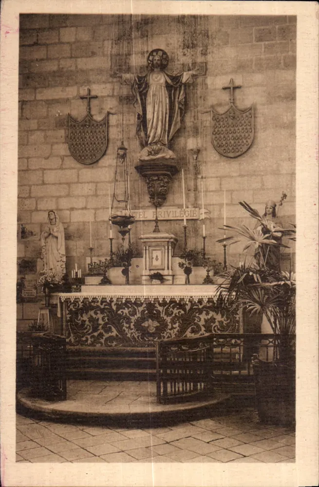 Altar des Heiligen Herzens — Abtei Notre-Dame de Celles — Deux-Sèvres — Nr. 17 - Vorderseite